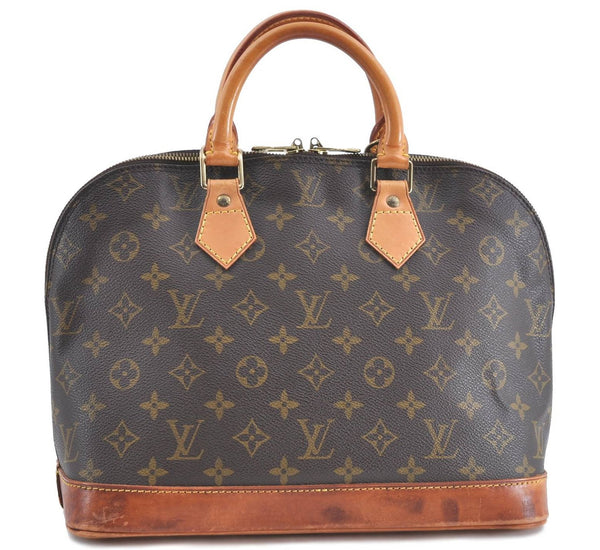 Authentic Louis Vuitton Monogram Alma Hand Bag M51130 LV H9796