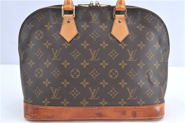 Authentic Louis Vuitton Monogram Alma Hand Bag M51130 LV H9796