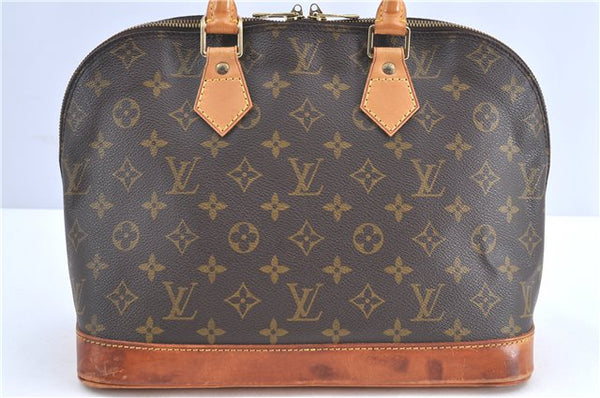 Authentic Louis Vuitton Monogram Alma Hand Bag M51130 LV H9796