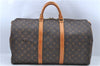 Authentic Louis Vuitton Monogram Keepall 50 Boston Bag M41426 LV H9797