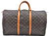 Authentic Louis Vuitton Monogram Keepall 50 Boston Bag M41426 LV H9798