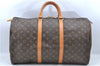 Authentic Louis Vuitton Monogram Keepall 50 Boston Bag M41426 LV H9798