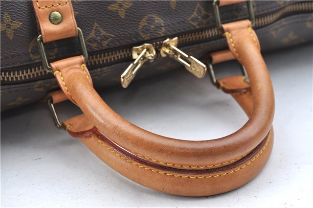 Authentic Louis Vuitton Monogram Keepall 50 Boston Bag M41426 LV H9798