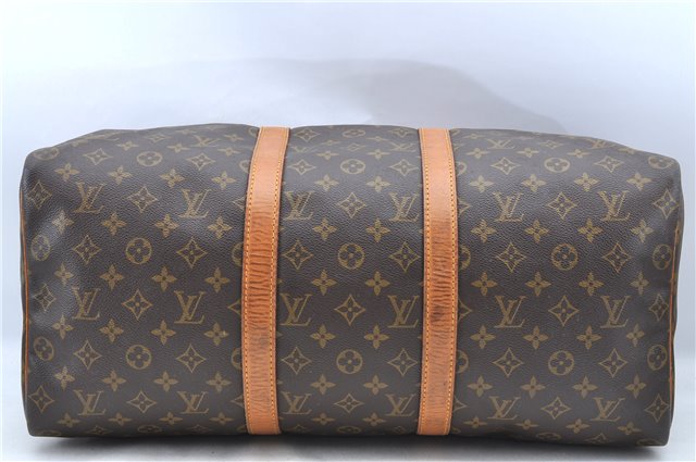 Authentic Louis Vuitton Monogram Keepall 50 Boston Bag M41426 LV H9798