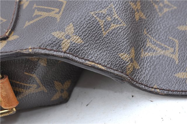 Auth Louis Vuitton Monogram Saint Cloud GM Shoulder Cross Bag M51242 LV H9802