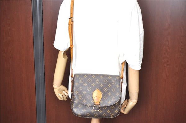 Auth Louis Vuitton Monogram Saint Cloud GM Shoulder Cross Bag M51242 LV H9802
