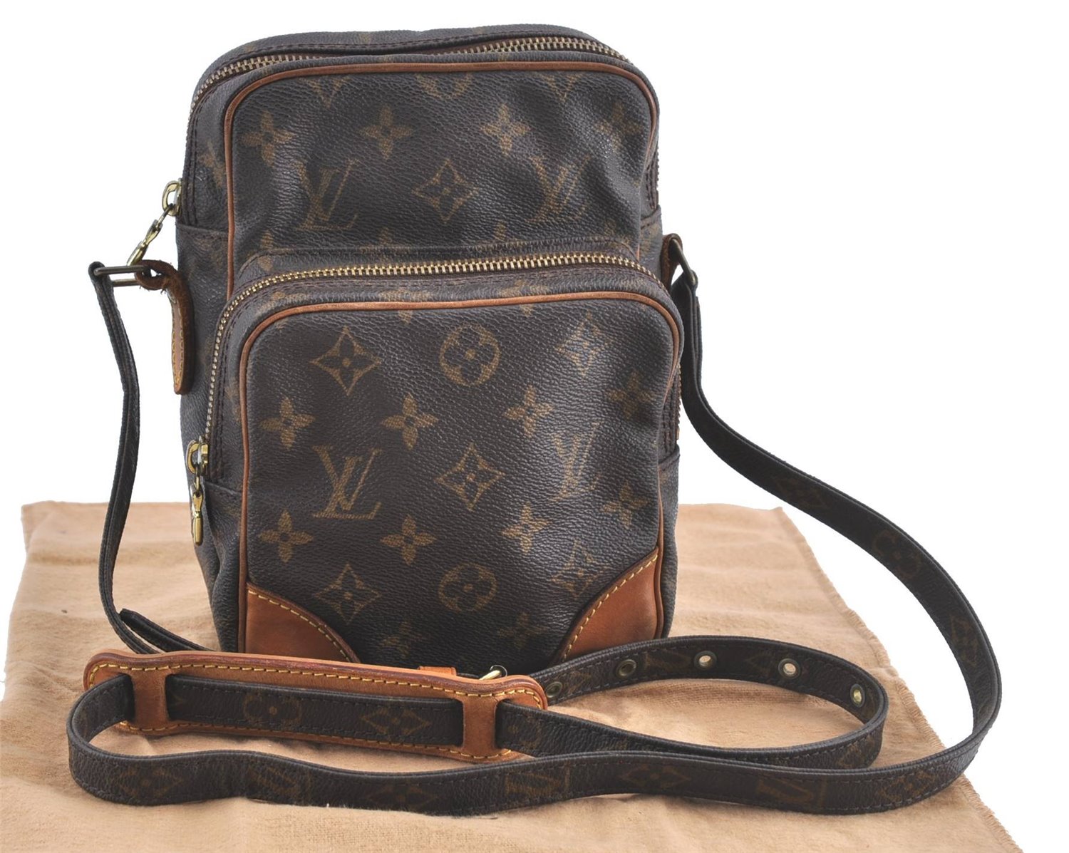 Authentic Louis Vuitton Monogram Amazone Shoulder Cross Body Bag M45236 LV H9811