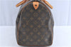 Authentic Louis Vuitton Monogram Speedy 40 Hand Bag M41522 LV H9814