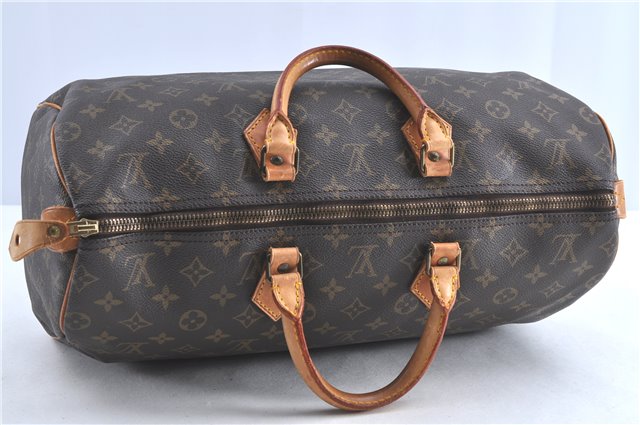 Authentic Louis Vuitton Monogram Speedy 40 Hand Bag M41522 LV H9814