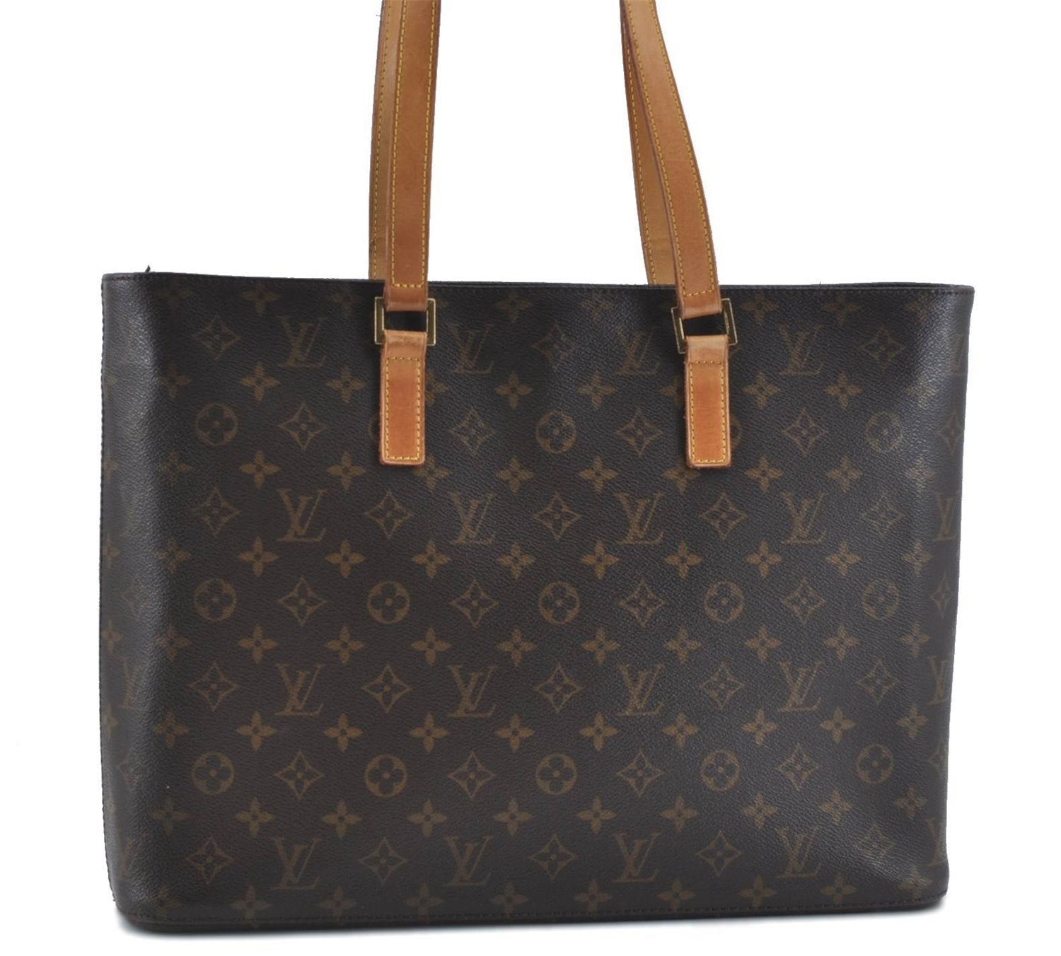 Authentic Louis Vuitton Monogram Luco Shoulder Tote Bag M51155 LV H9817