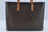 Authentic Louis Vuitton Monogram Luco Shoulder Tote Bag M51155 LV H9817
