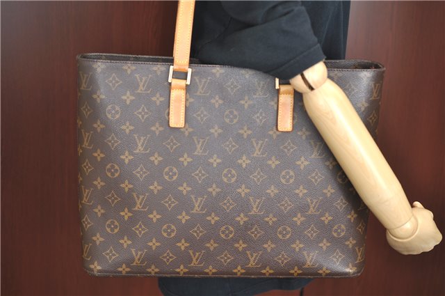 Authentic Louis Vuitton Monogram Luco Shoulder Tote Bag M51155 LV H9817