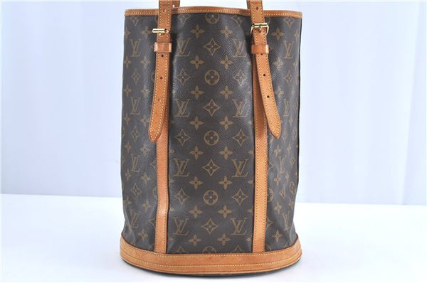 Authentic Louis Vuitton Monogram Bucket GM Shoulder Bag M42236 LV H9826