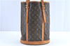 Authentic Louis Vuitton Monogram Bucket GM Shoulder Bag M42236 LV H9826