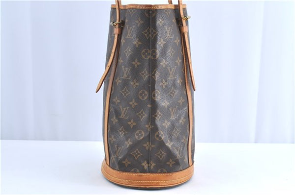 Authentic Louis Vuitton Monogram Bucket GM Shoulder Bag M42236 LV H9826