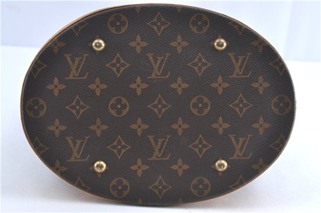 Authentic Louis Vuitton Monogram Bucket GM Shoulder Bag M42236 LV H9826