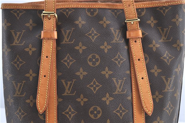 Authentic Louis Vuitton Monogram Bucket GM Shoulder Bag M42236 LV H9826