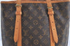 Authentic Louis Vuitton Monogram Bucket GM Shoulder Bag M42236 LV H9826