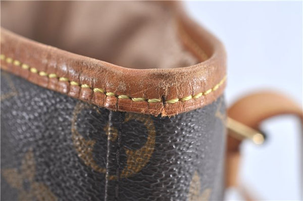 Authentic Louis Vuitton Monogram Bucket GM Shoulder Bag M42236 LV H9826