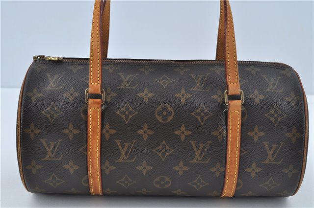 Authentic Louis Vuitton Monogram Papillon 30 Hand Bag M51385 LV H9827