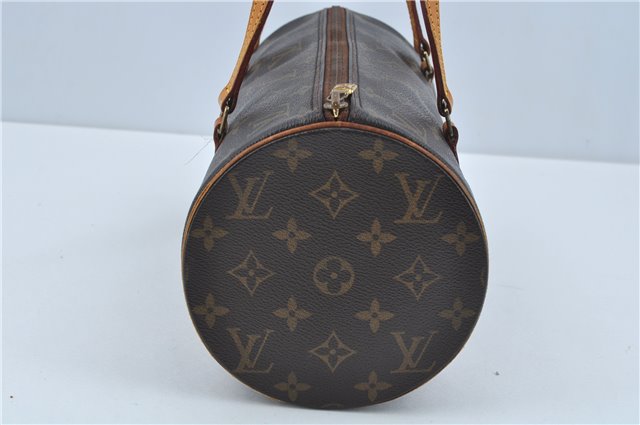 Authentic Louis Vuitton Monogram Papillon 30 Hand Bag M51385 LV H9827