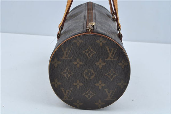 Authentic Louis Vuitton Monogram Papillon 30 Hand Bag M51385 LV H9827