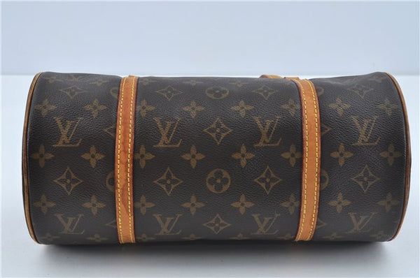 Authentic Louis Vuitton Monogram Papillon 30 Hand Bag M51385 LV H9827