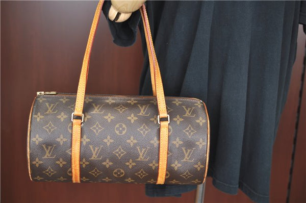 Authentic Louis Vuitton Monogram Papillon 30 Hand Bag M51385 LV H9827