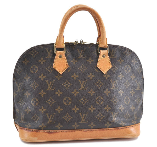 Authentic Louis Vuitton Monogram Alma Hand Bag M51130 LV H9830