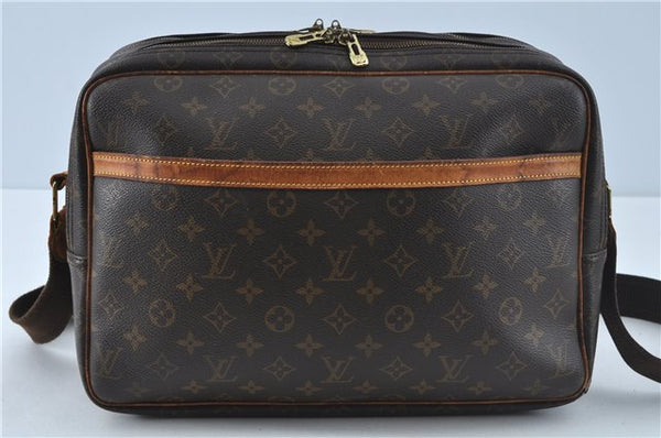 Auth Louis Vuitton Monogram Reporter GM Shoulder Cross Body Bag M45252 LV H9831