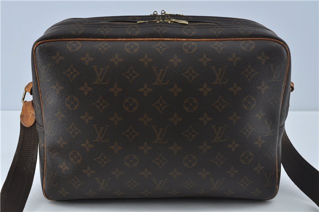 Auth Louis Vuitton Monogram Reporter GM Shoulder Cross Body Bag M45252 LV H9831