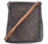 Authentic Louis Vuitton Monogram Musette Shoulder Cross Body Bag M51256 LV H9835