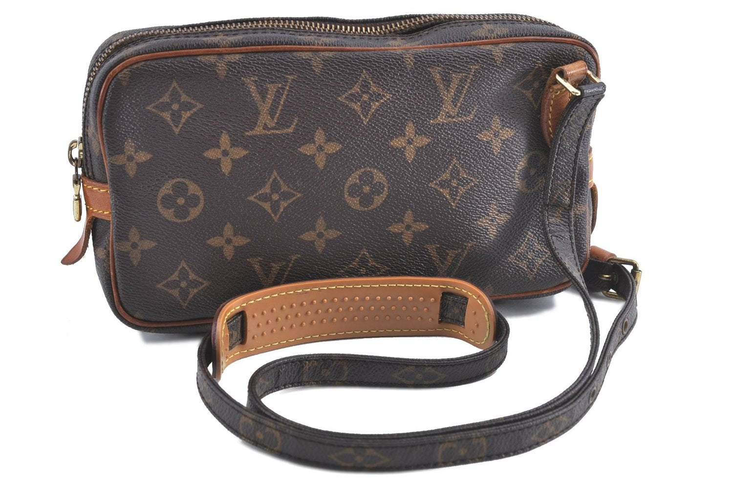 Auth Louis Vuitton Monogram Marly Bandouliere Shoulder Cross Bag M51828 LV H9836