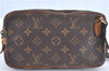 Auth Louis Vuitton Monogram Marly Bandouliere Shoulder Cross Bag M51828 LV H9836