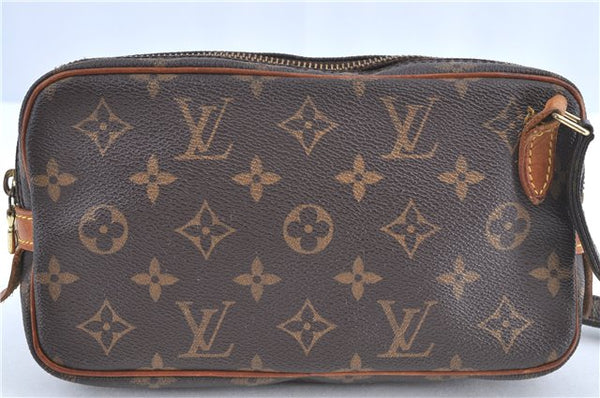 Auth Louis Vuitton Monogram Marly Bandouliere Shoulder Cross Bag M51828 LV H9836
