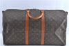 Auth Louis Vuitton Monogram Keepall Bandouliere 55 Boston Bag M41414 LV H9840