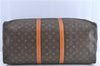 Auth Louis Vuitton Monogram Keepall Bandouliere 55 Boston Bag M41414 LV H9840