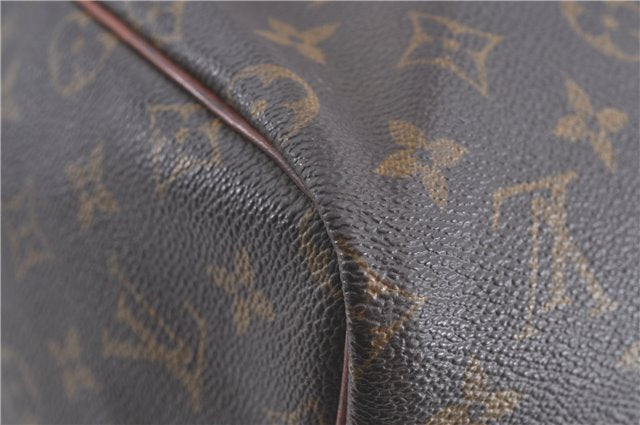 Auth Louis Vuitton Monogram Keepall Bandouliere 55 Boston Bag M41414 LV H9840