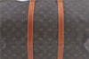 Auth Louis Vuitton Monogram Keepall Bandouliere 55 Boston Bag M41414 LV H9840