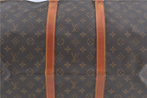 Auth Louis Vuitton Monogram Keepall Bandouliere 55 Boston Bag M41414 LV H9840