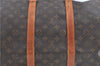 Auth Louis Vuitton Monogram Keepall Bandouliere 55 Boston Bag M41414 LV H9840