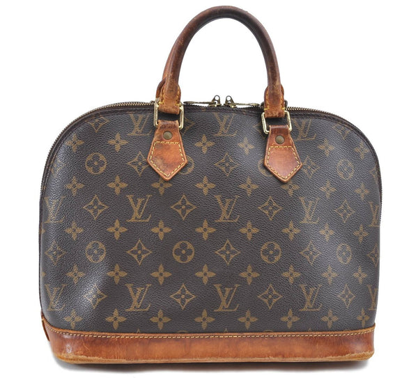 Authentic Louis Vuitton Monogram Alma Hand Bag M51130 LV H9847