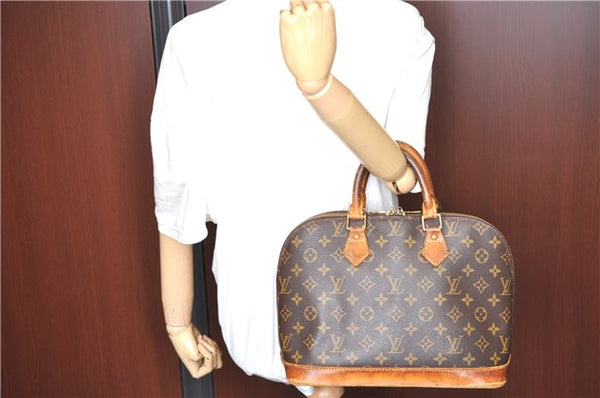 Authentic Louis Vuitton Monogram Alma Hand Bag M51130 LV H9847