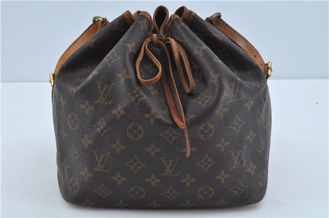Authentic Louis Vuitton Monogram Petit Noe Shoulder Bag M42226 LV H9849