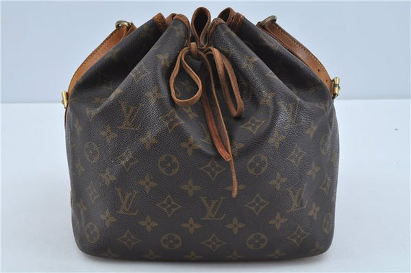 Authentic Louis Vuitton Monogram Petit Noe Shoulder Bag M42226 LV H9849