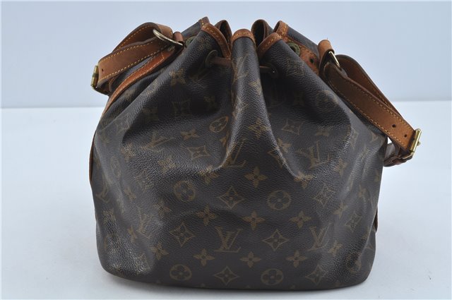 Authentic Louis Vuitton Monogram Petit Noe Shoulder Bag M42226 LV H9849