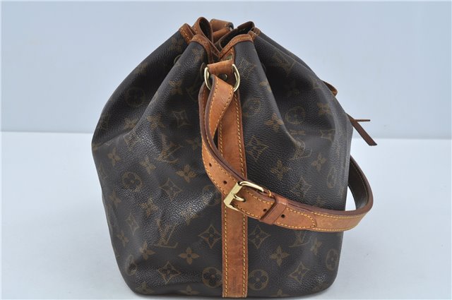 Authentic Louis Vuitton Monogram Petit Noe Shoulder Bag M42226 LV H9849