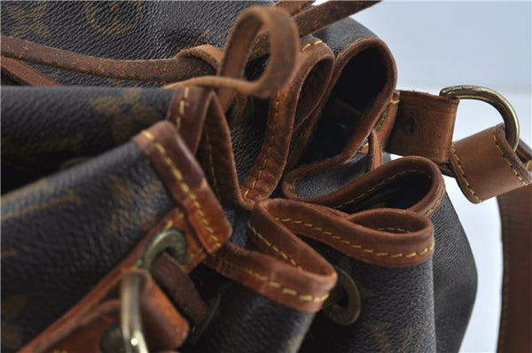 Authentic Louis Vuitton Monogram Petit Noe Shoulder Bag M42226 LV H9849