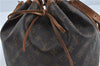 Authentic Louis Vuitton Monogram Petit Noe Shoulder Bag M42226 LV H9849