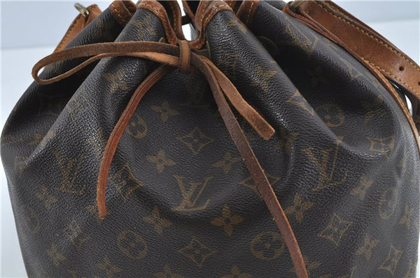 Authentic Louis Vuitton Monogram Petit Noe Shoulder Bag M42226 LV H9849